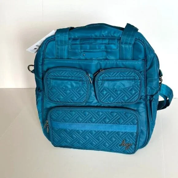 Lug Puddle Jumper LE Convertible Tote Bag Ocean Blue - Picture 6 of 13